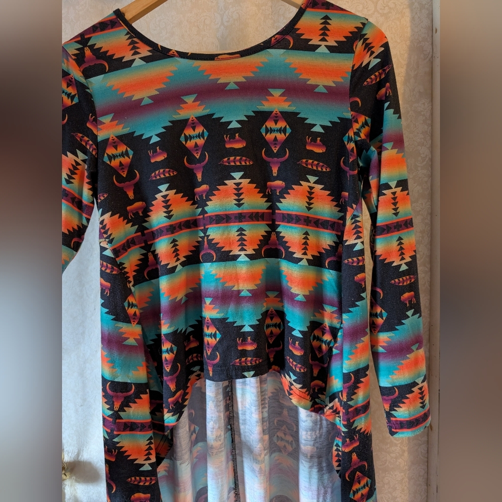 Crazy Train Southwestern Top Size Small - Picture 9 of 16